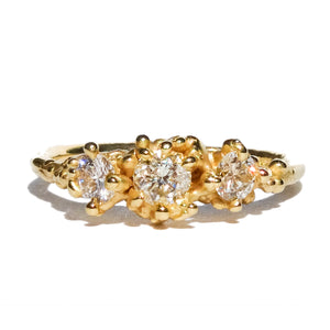 Orion Ring Cast in 18ct Yellow Gold and Diamonds
