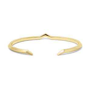 Fang Bangle in Yellow Gold Vermeil