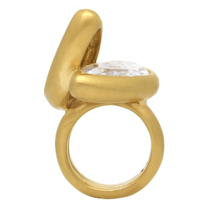 The Vault Ring in Silver with 18ct Gold Plate