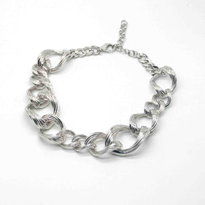 White Gold-Plate Vermeil Chunky Necklace Chain