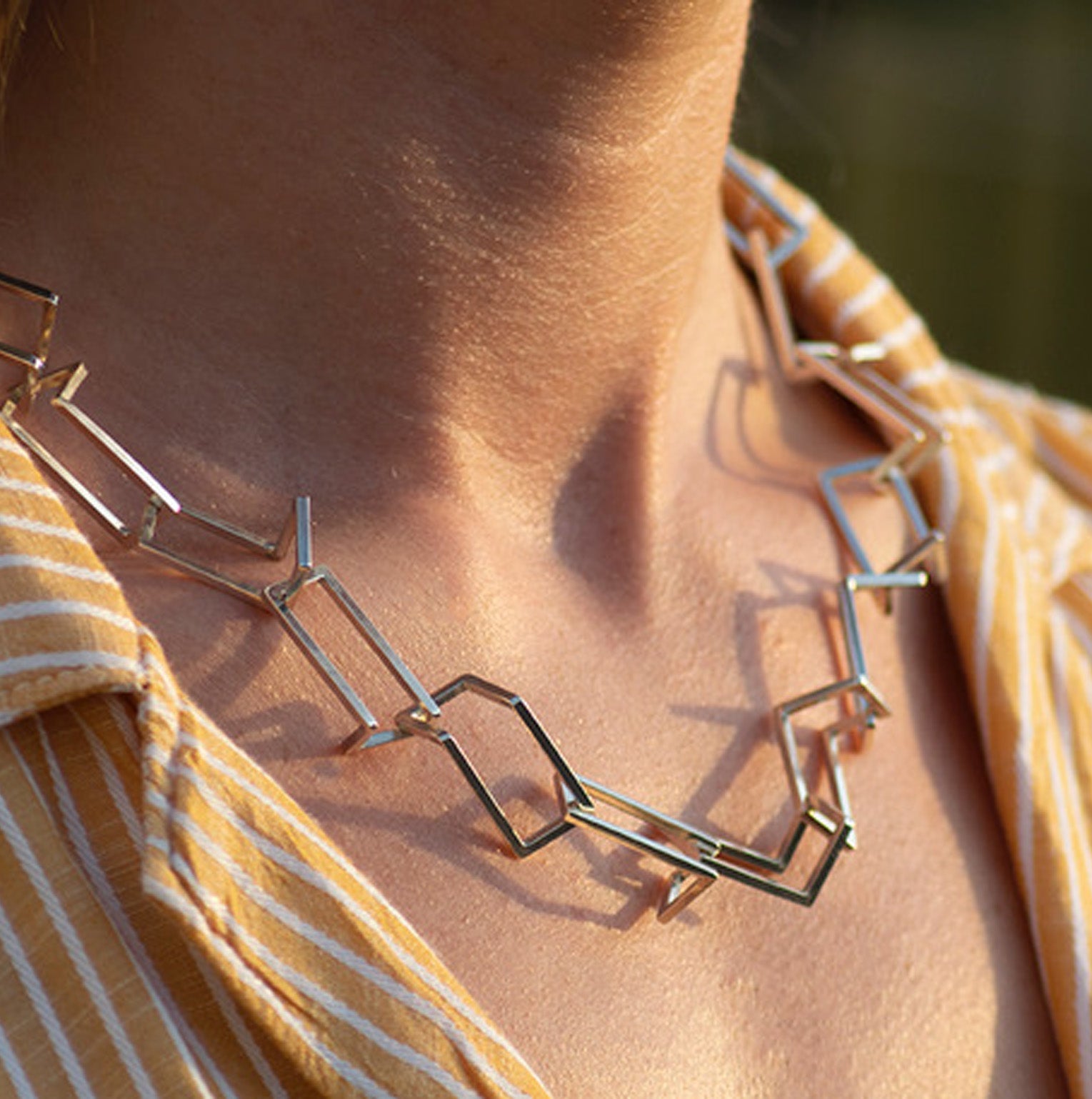 Silversmith and jeweller Ellys May Woods on her handmade pieces