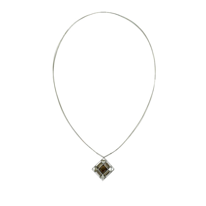 Angles Necklace in Stainless-Steel Wire