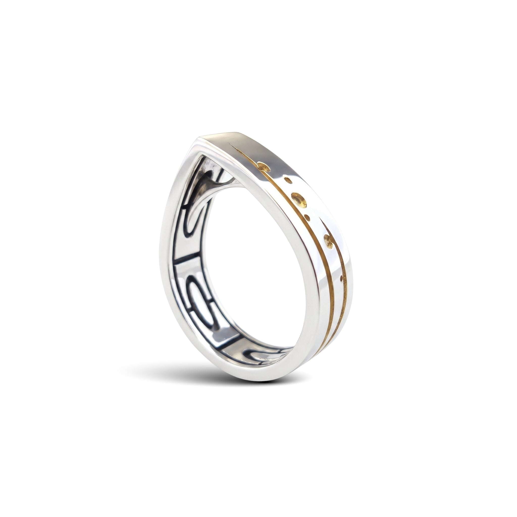 A New Hope Cast Sterling Silver and Gold-Plated Ring