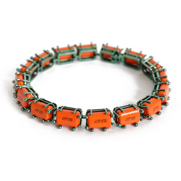 Gazing Chunky Choker Necklace with Recycled Silver