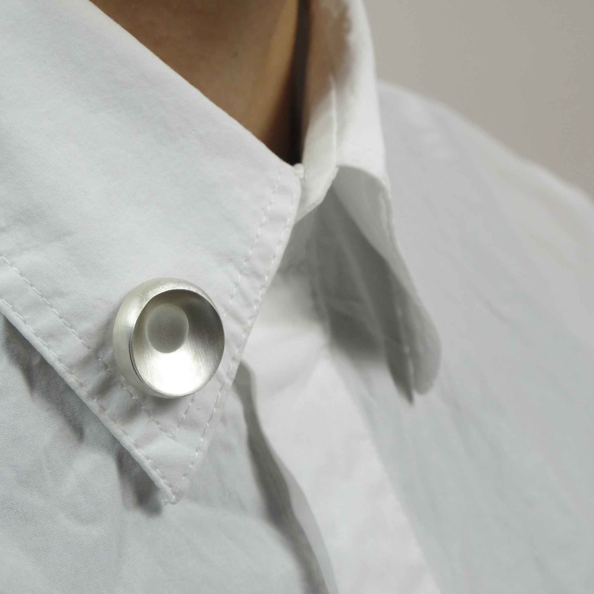 RC1 Pin Brooch Formed and Pressed in Sterling Silver