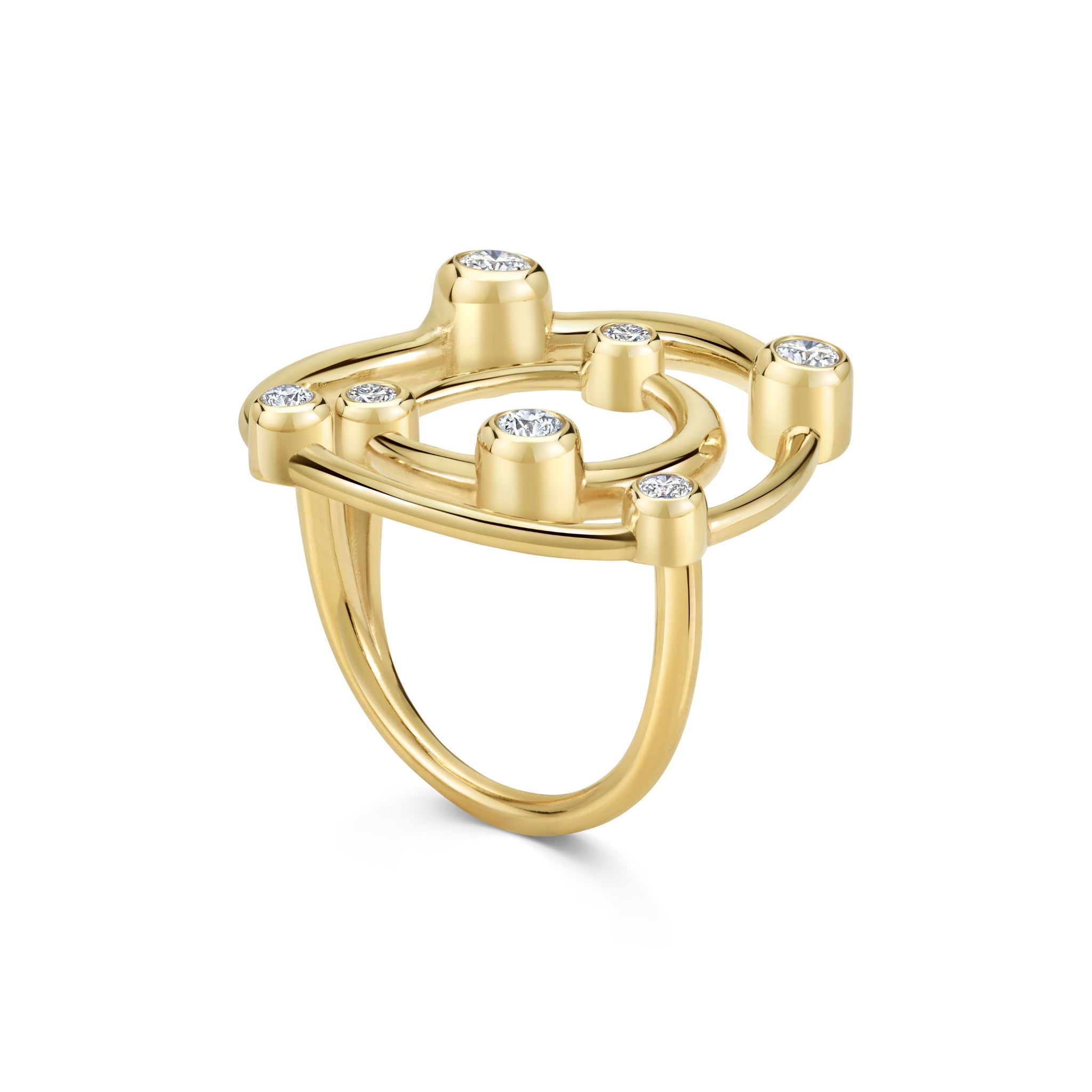 Constellation Cocktail Ring in 18ct Gold and Diamonds