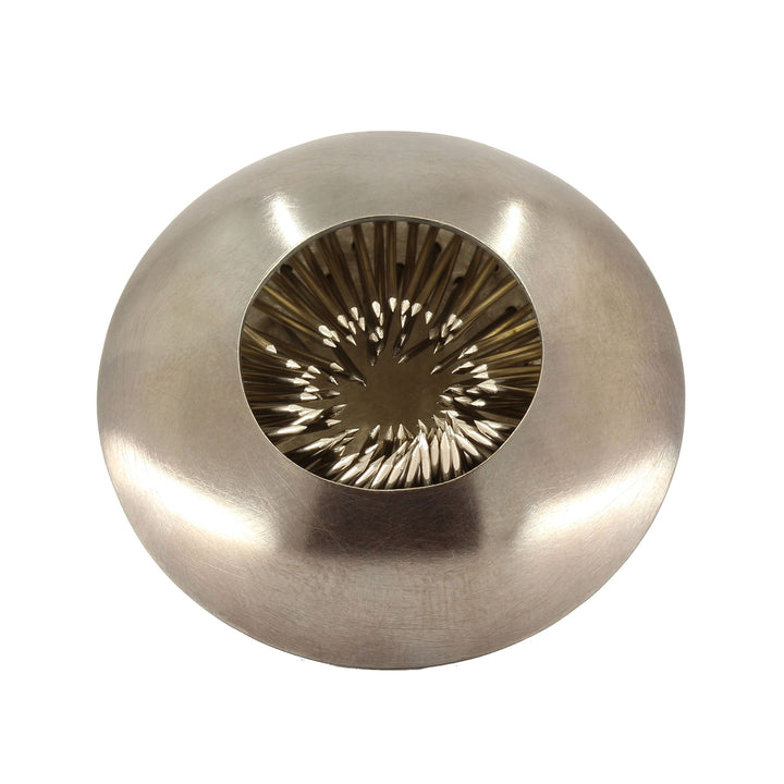 Sterling Silver and Steel H.n2 Oxidised Ring