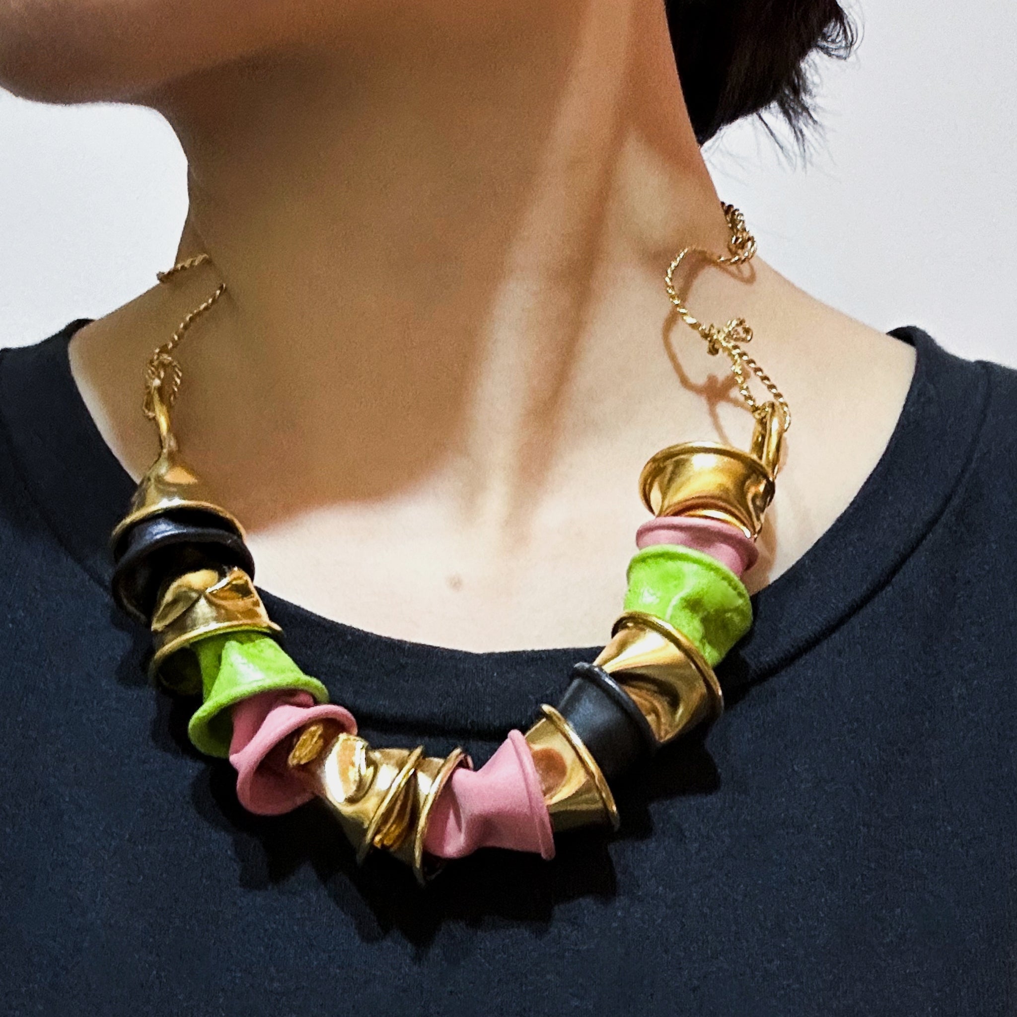 Trophy Necklace in 18ct Gold-Plated Brass