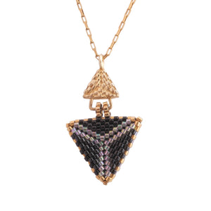 Moonlight Glow Bead and 24ct gold Vermeil Pendant