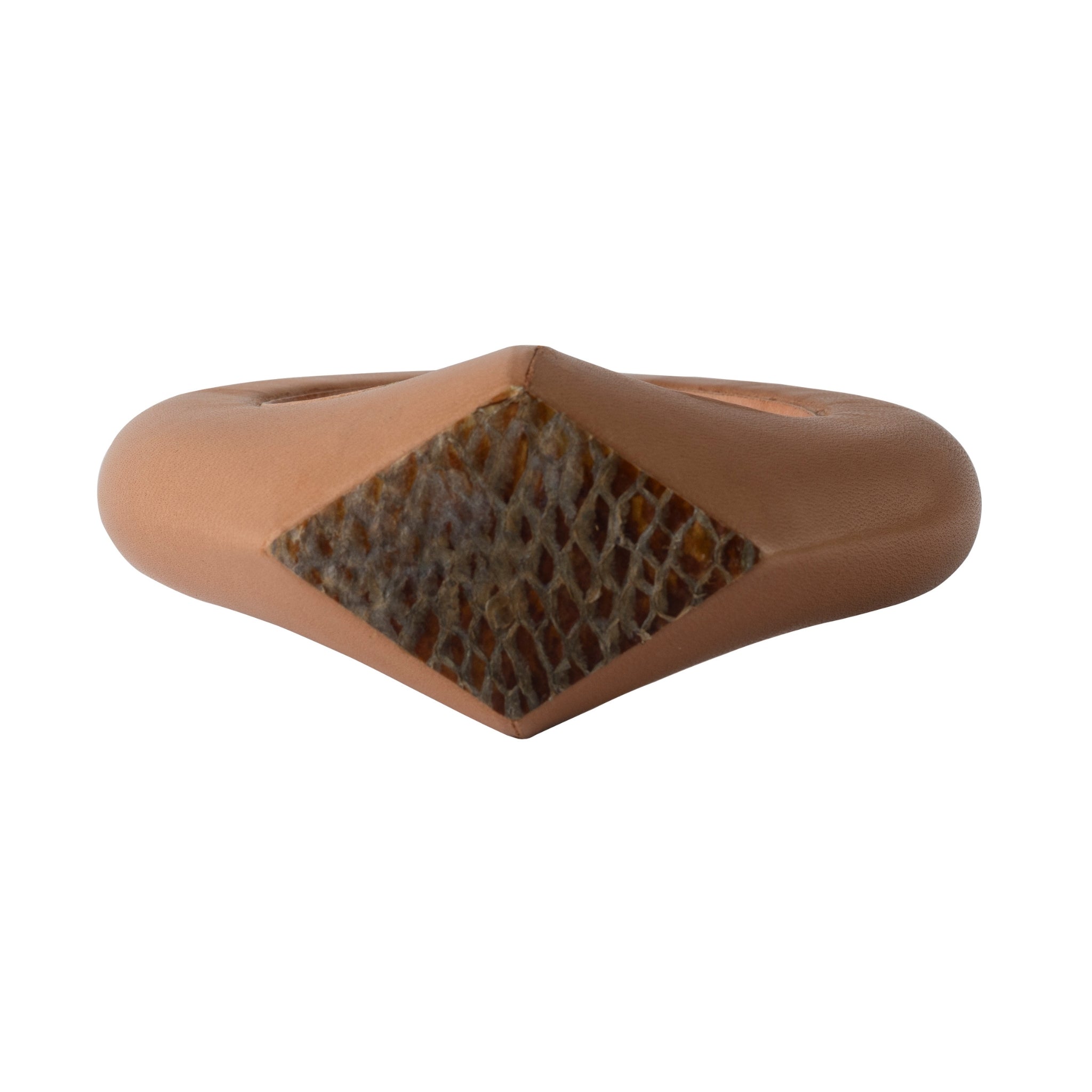 Sea Diamond Bracelet in Wood with Sea Bream Leather