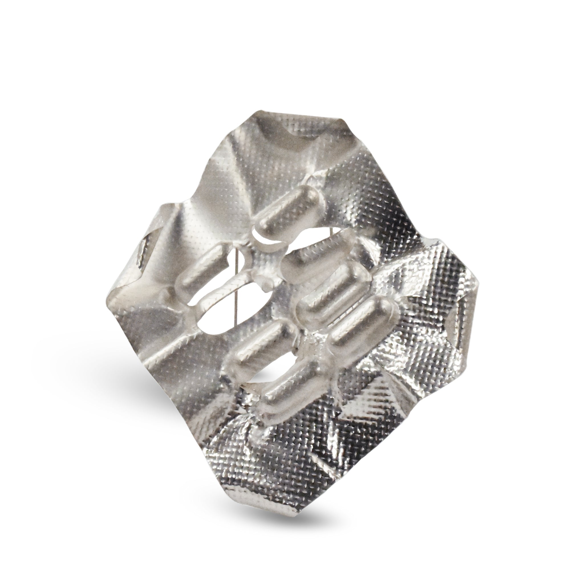 9mg Press-Formed Brooch in Sterling Silver