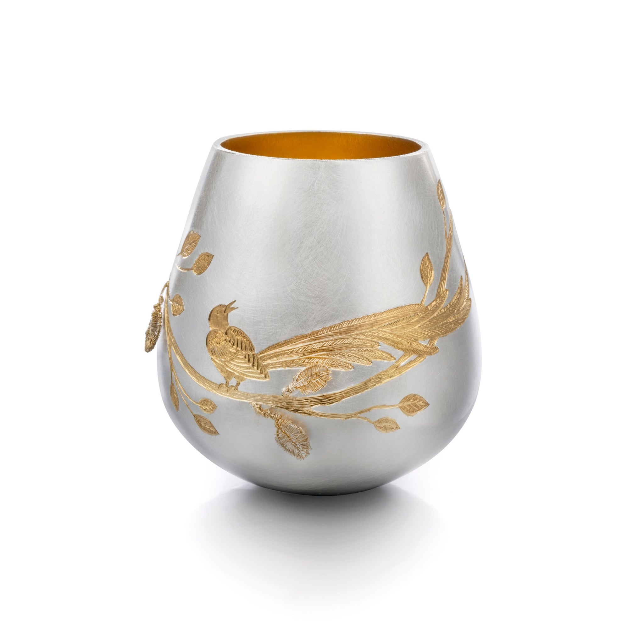 Echoes of Joy II Beaker in Gilded Britannia Silver