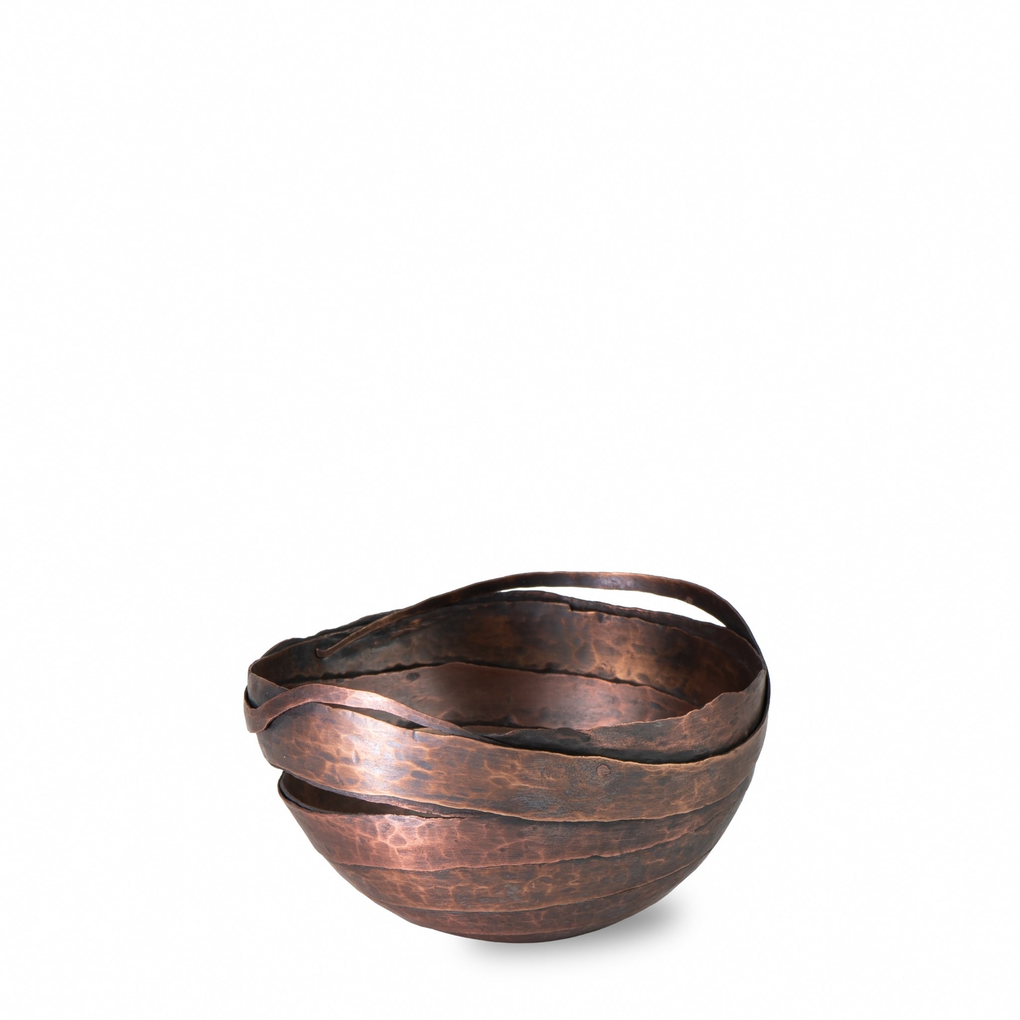 Patinated Transcendence Bowl in Copper and Bronze