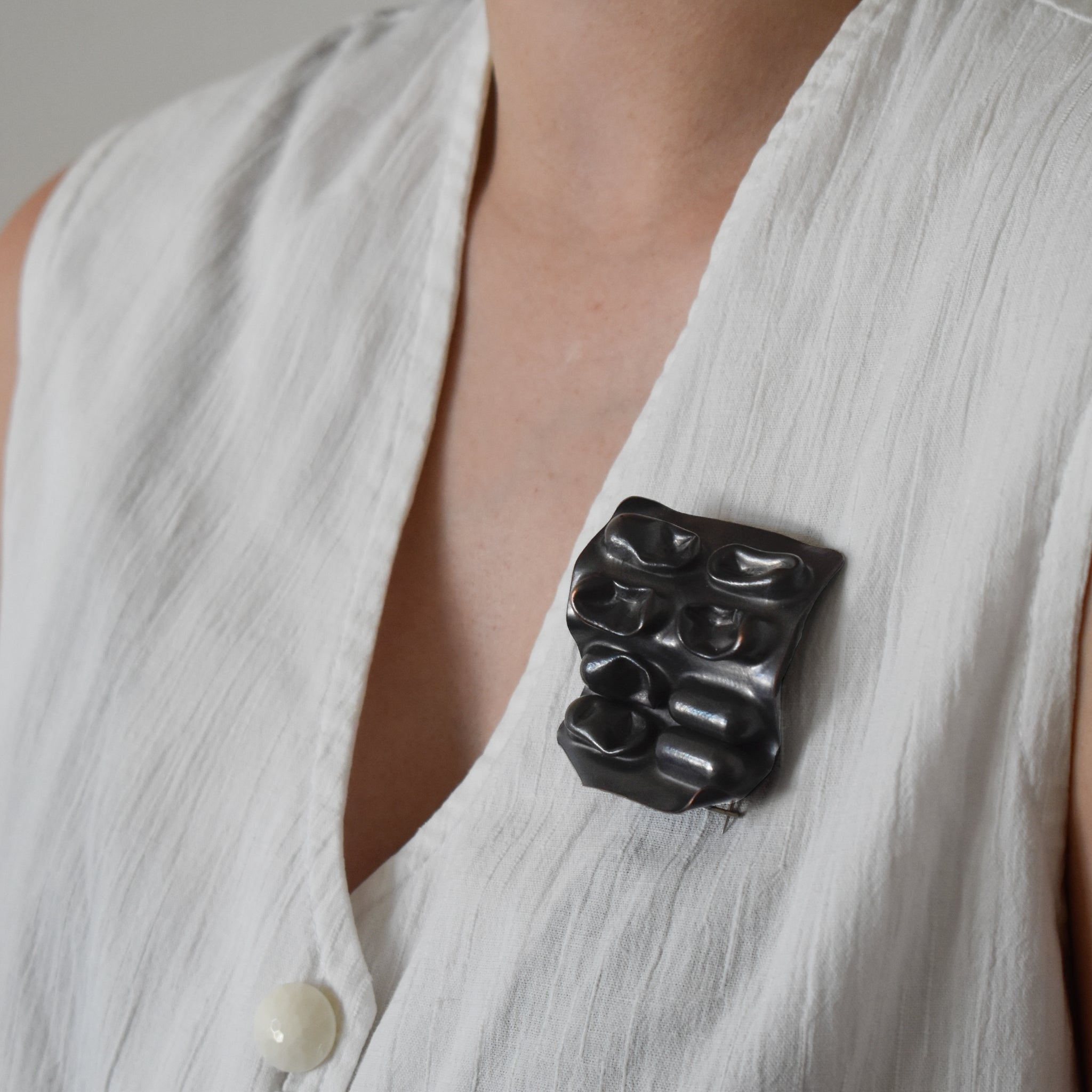 12mg Silver and Copper Repeat Prescription Brooch