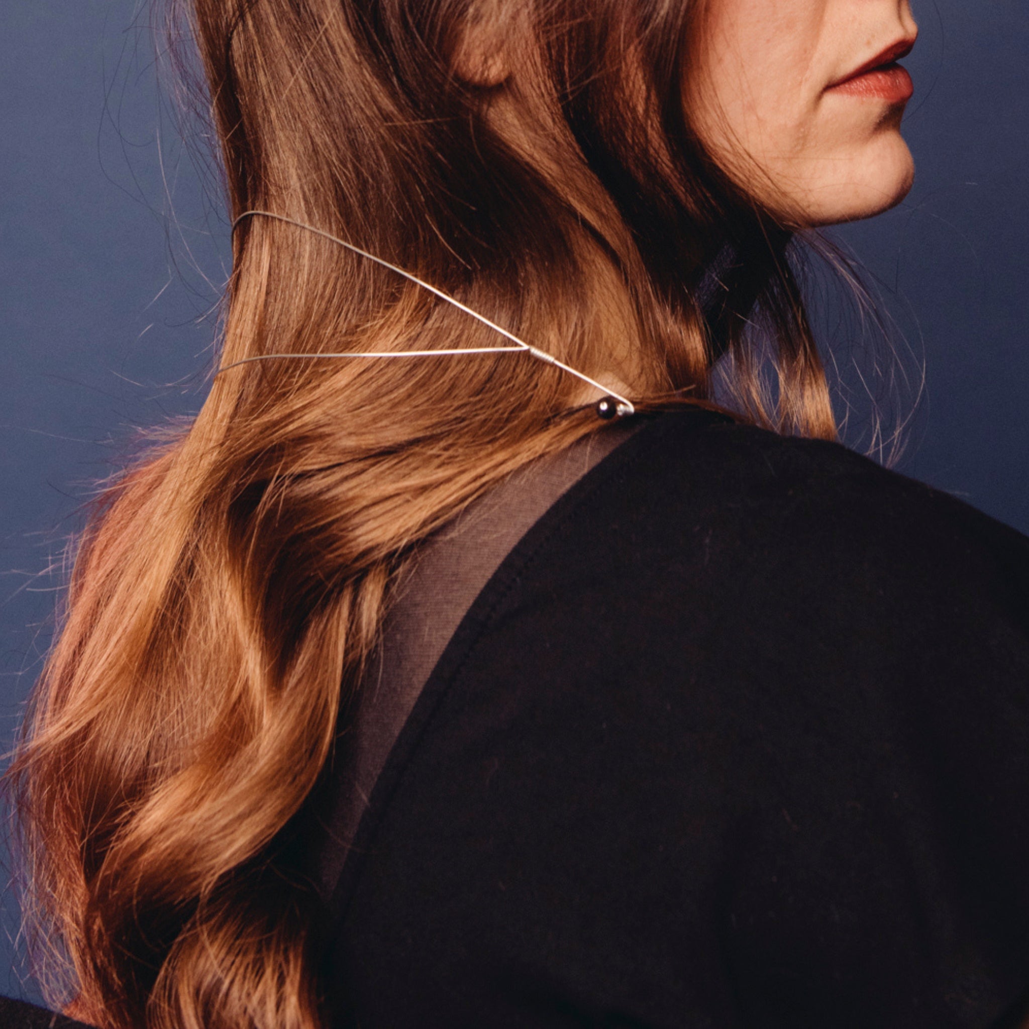 Aquarius Sterling Silver, Pearl and Glass Necklace