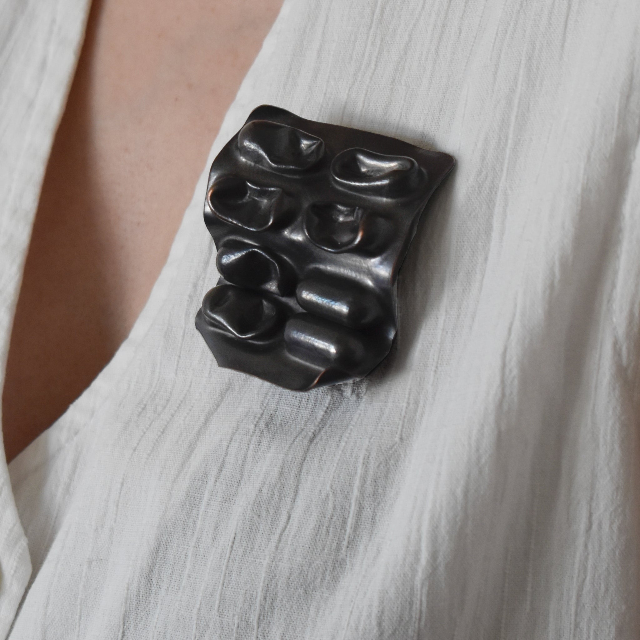 12mg Silver and Copper Repeat Prescription Brooch