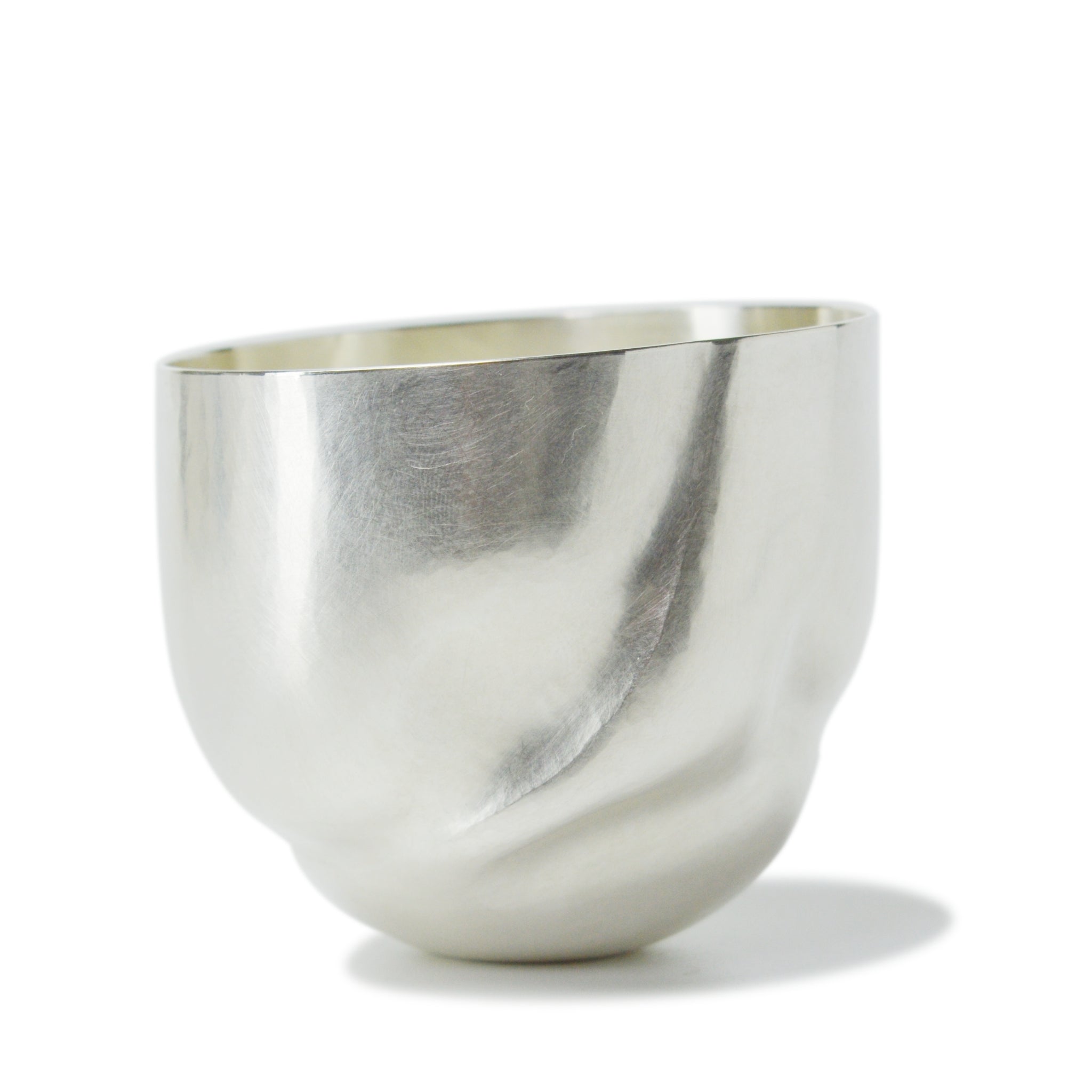 Dimple Tumbler Raised and Chased in Britannia Silver