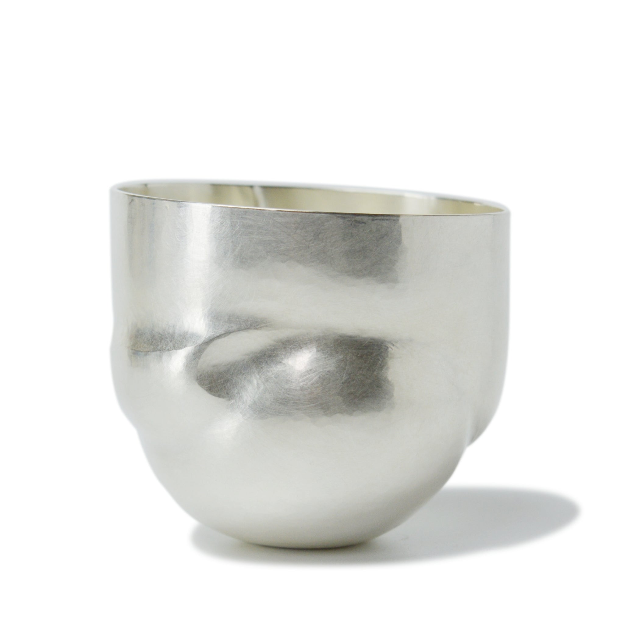 Dimple Tumbler Raised and Chased in Britannia Silver