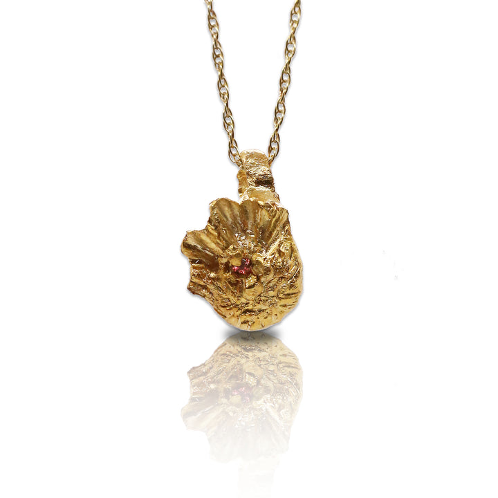 The Sundial Necklace with Pink Tourmaline