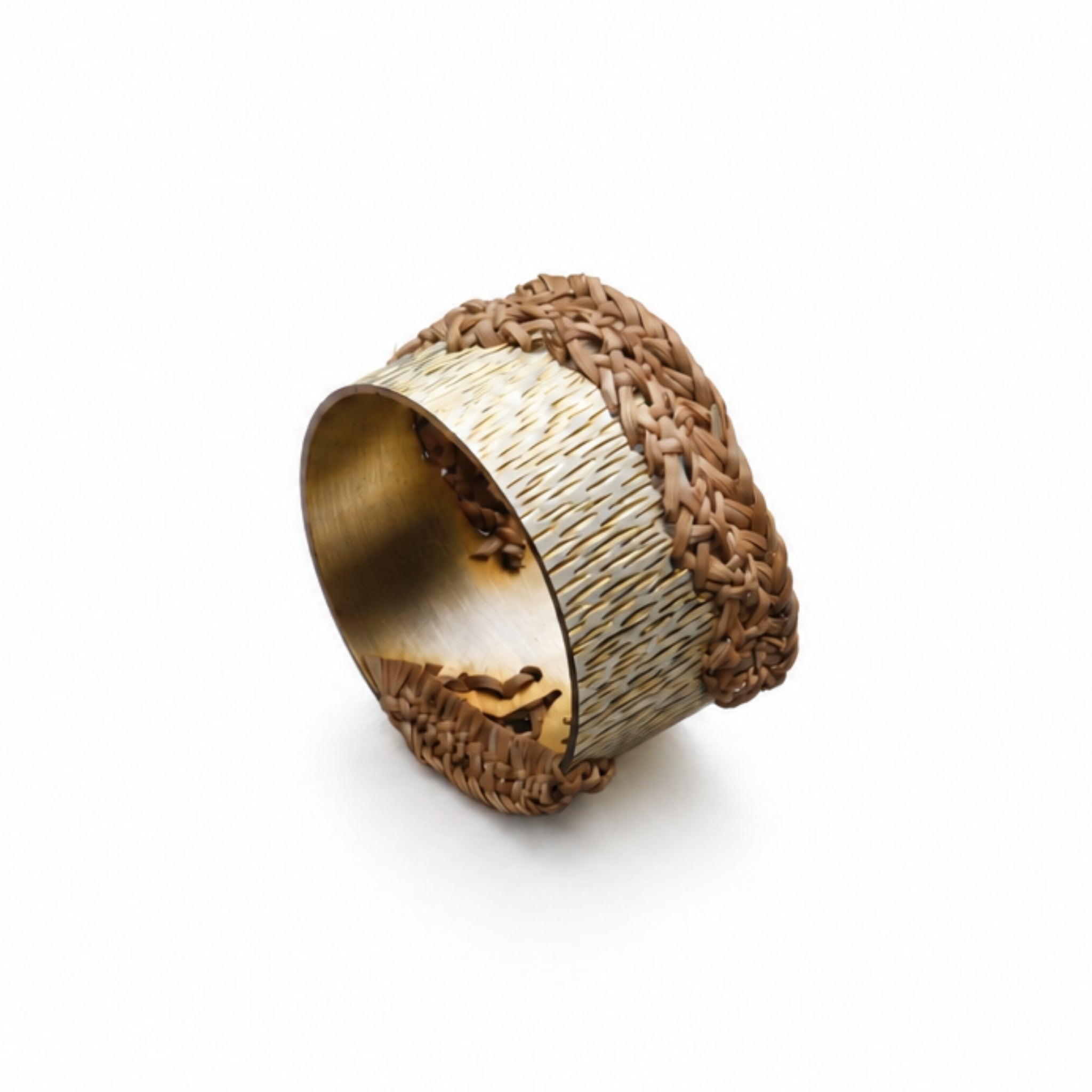 Engraved Silver Whispers of Hope Napkin Ring II