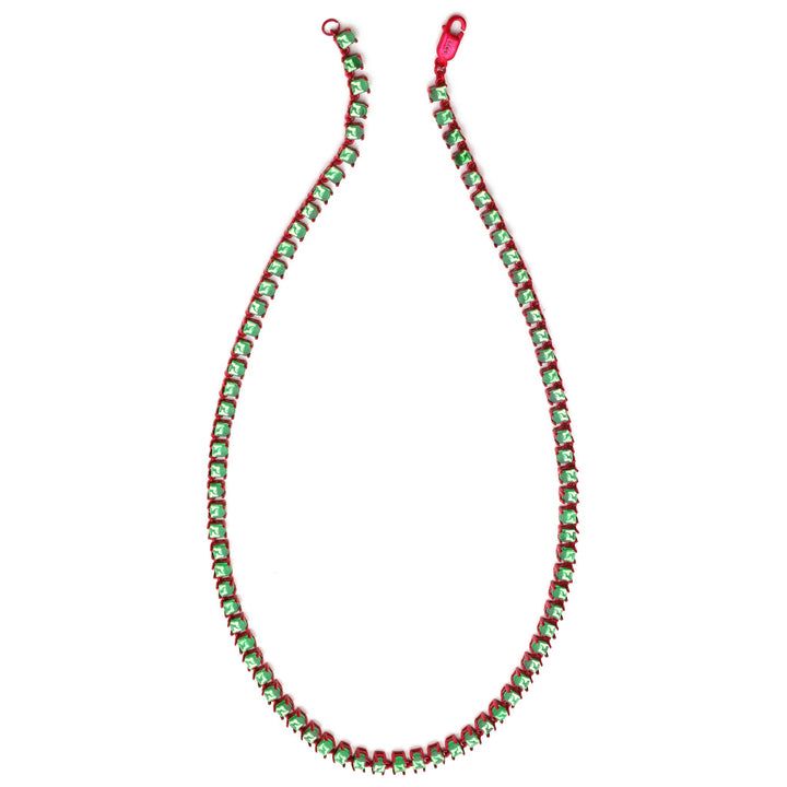 Midnight Maze Necklace in Coated Silver & E-Waste