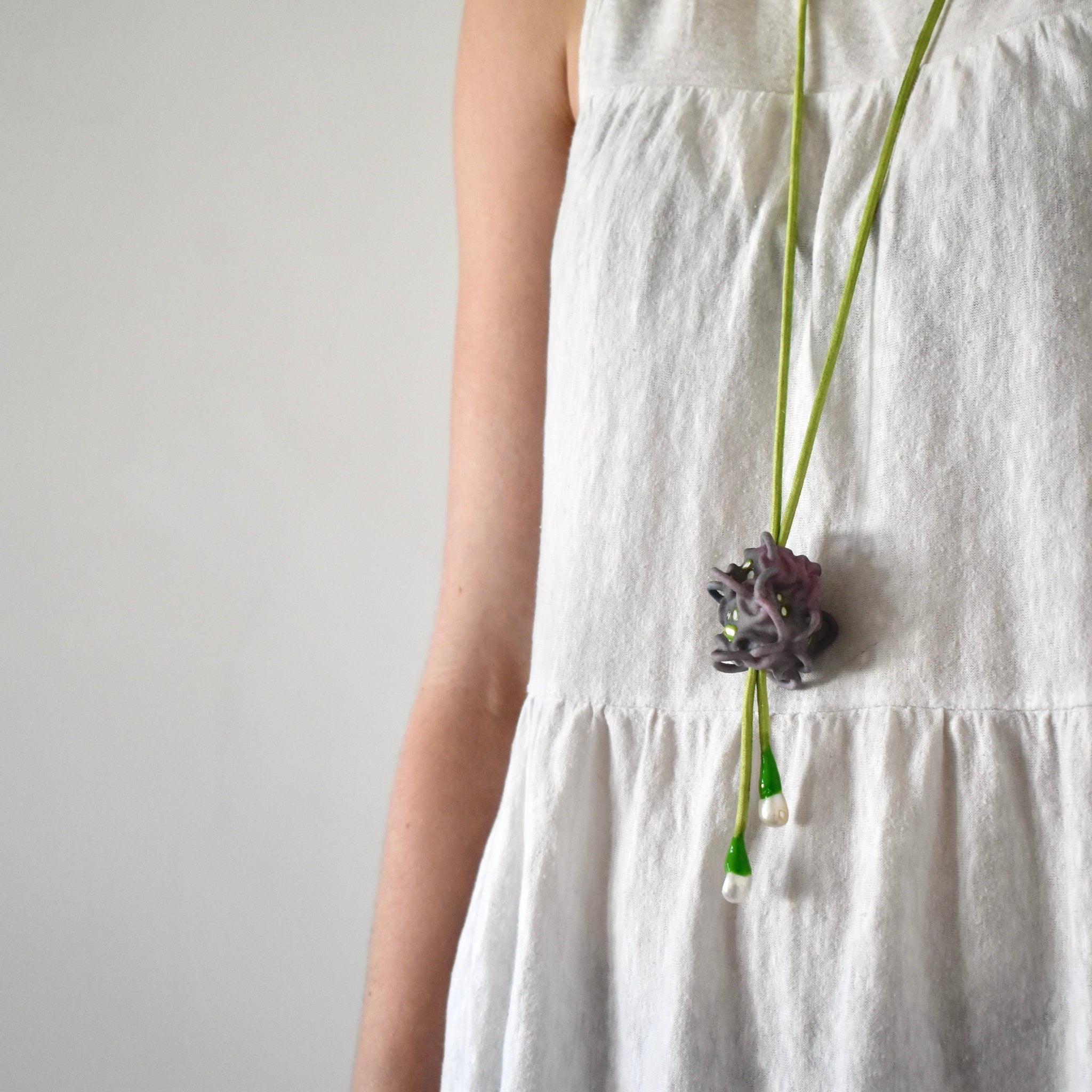 Growing Pains Bolo Tie Nylon Pendant Necklace