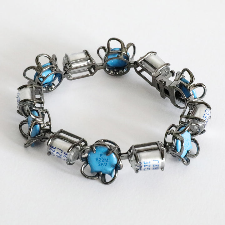 Airy Signs Recycled Silver & E-Waste Bracelet