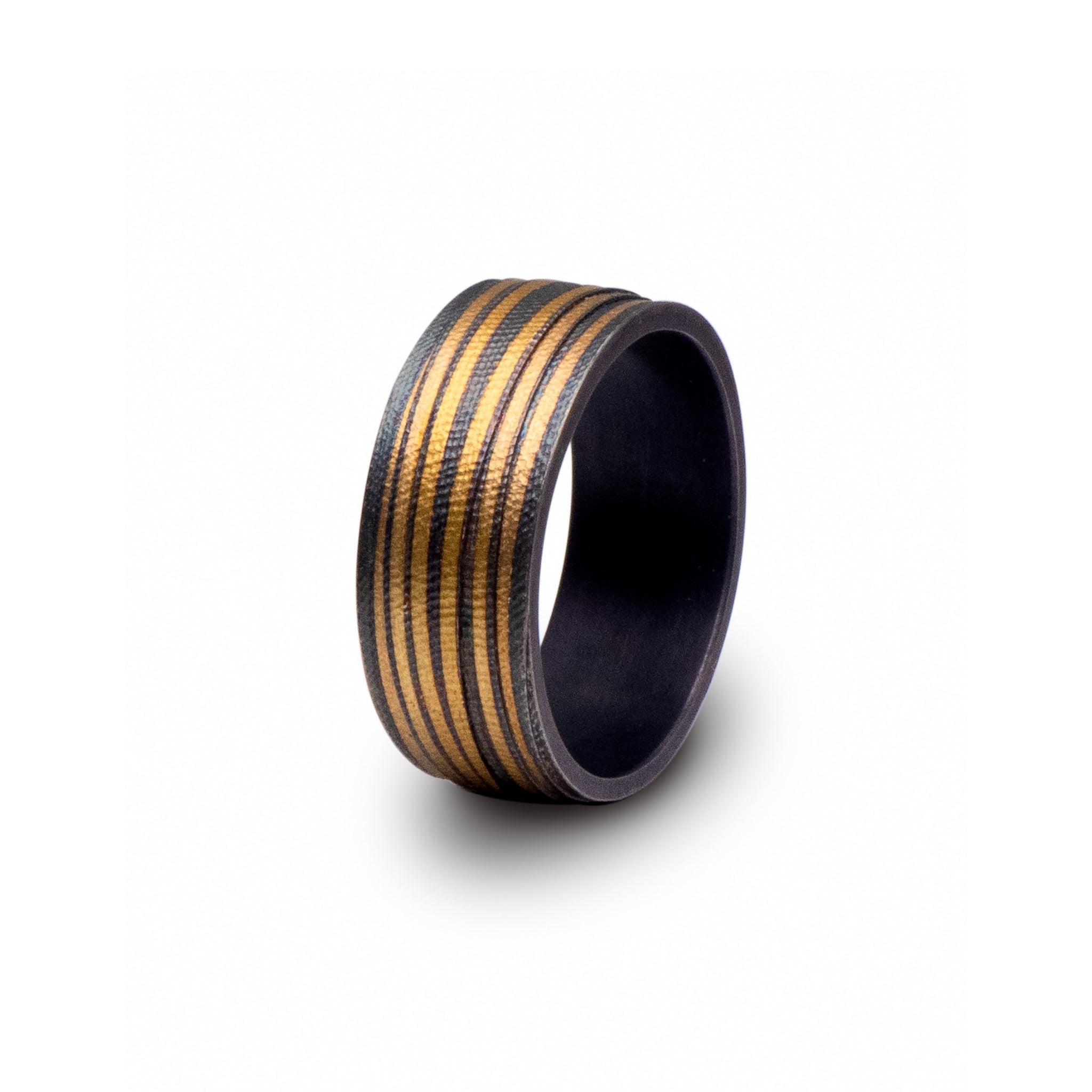 Silver and 18ct Gold Transcendence Golden Ring