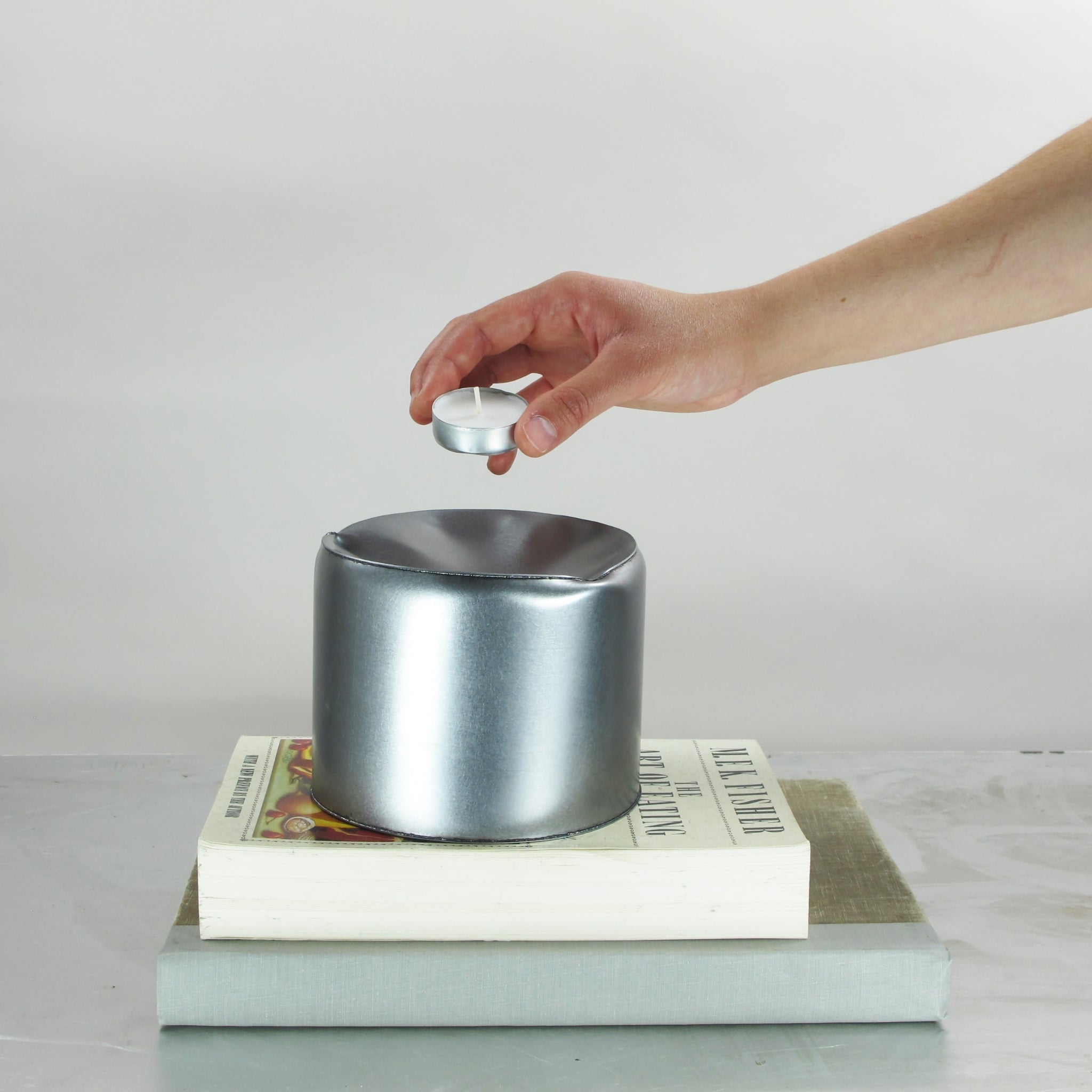 Hand-Formed RC9 Mild Steel Tealight Holder