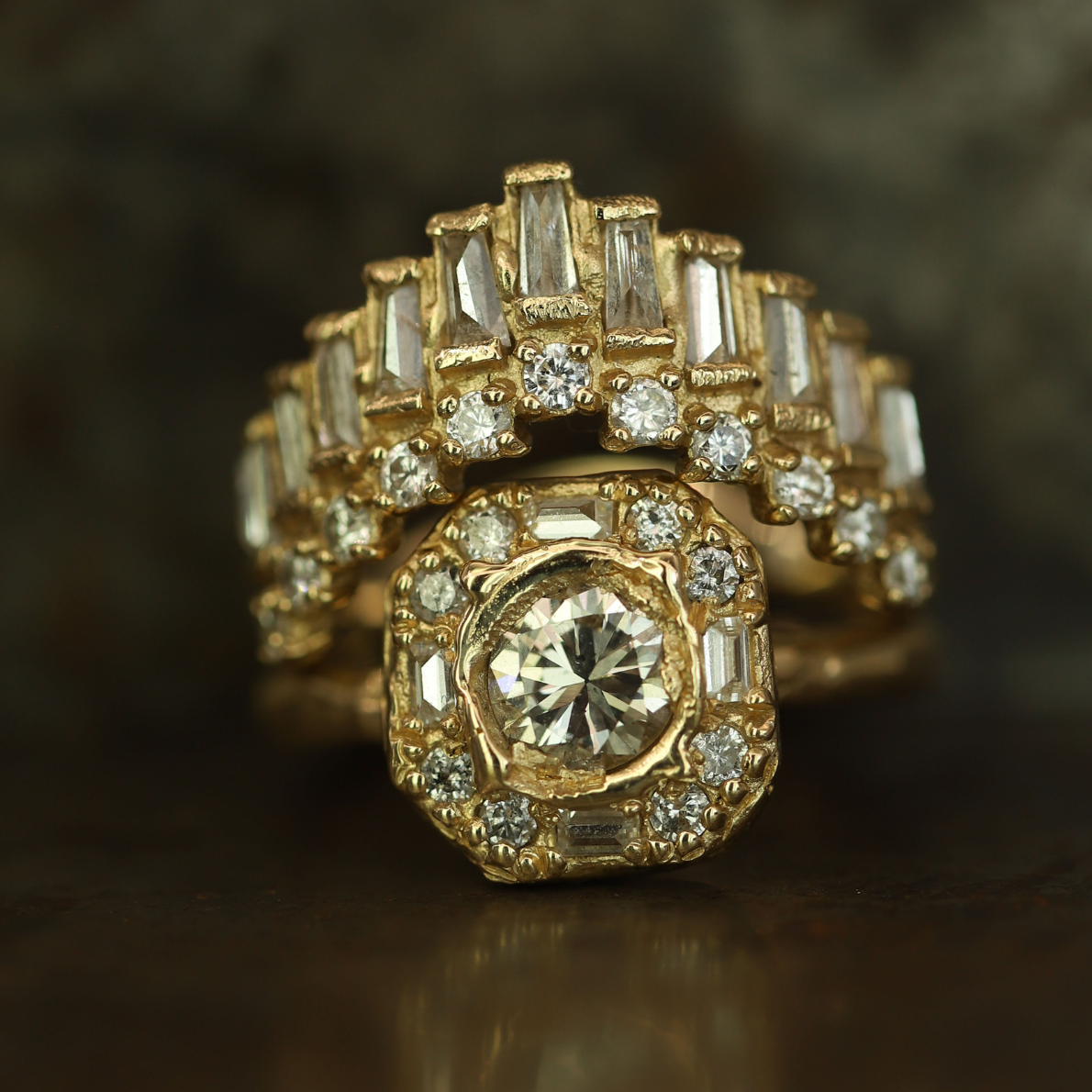 Ring Stack by jeweller Ellis Mhairi Cameron 