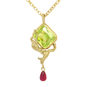 Still Life I Pendant in 18ct Gold-Plated Silver