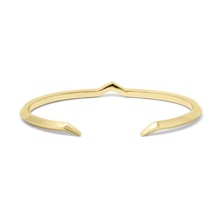 Fang Bangle in Yellow Gold Vermeil