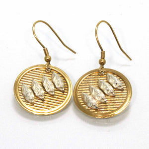 Dumpling Earrings in Gold-Plated Sterling Silver