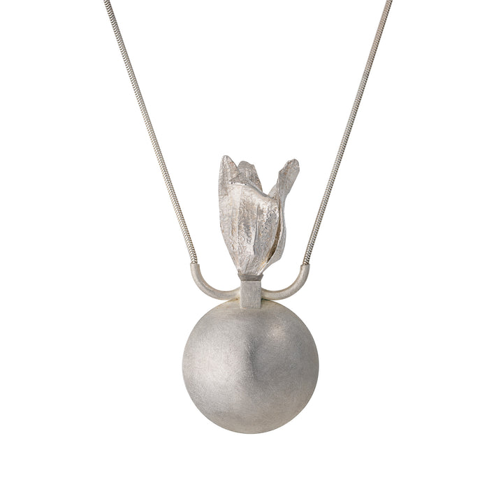 Perfume Flacon Pendant in Sterling Silver