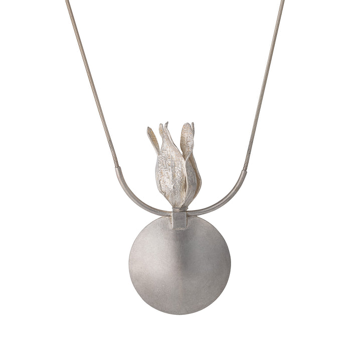 Sterling Silver and Plated Mixed Metal Perfume Flask