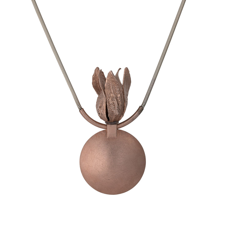 Scent Flacon in Copper, Brass and Silver