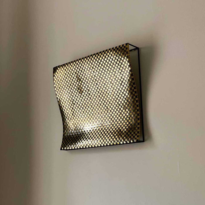 Three Dimensional Woven Brass and Copper Form