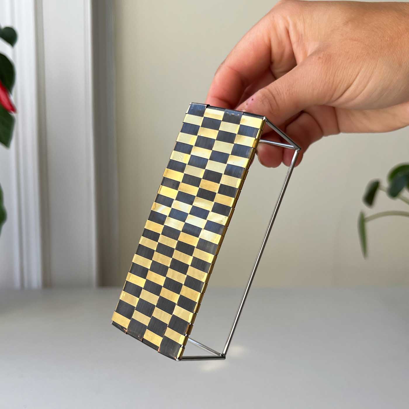 Little To Large Handwoven Brass and  Copper Forms