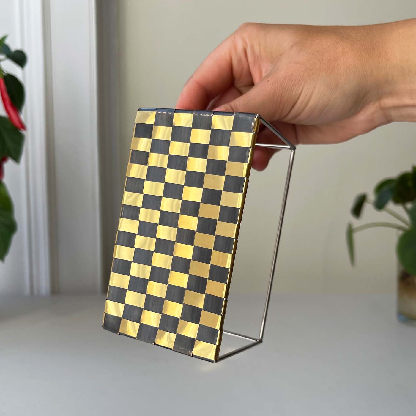 Little To Large Handwoven Brass and  Copper Forms