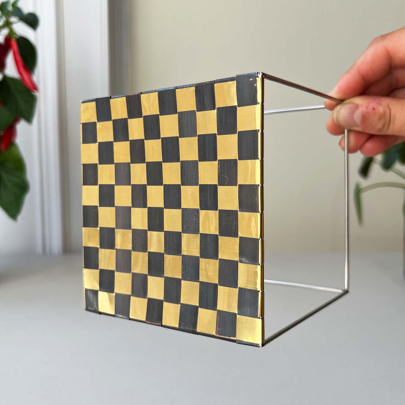 Little To Large Handwoven Brass and  Copper Forms