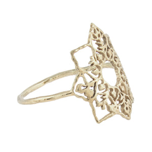 Full Bloom 9ct Recycled Gold Ring