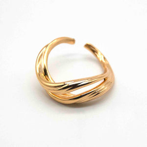 Tyche Gold-Plated Sterling Silver Vermeil Ring