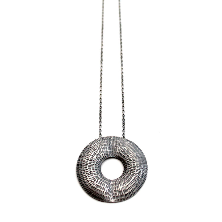 Silver Torus Pendant by Caitlin Hegney