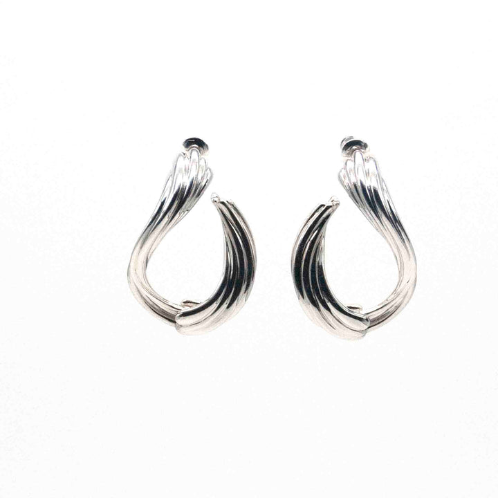 Pair of Aurora Silver Gold-Plated Vermeil Earrings